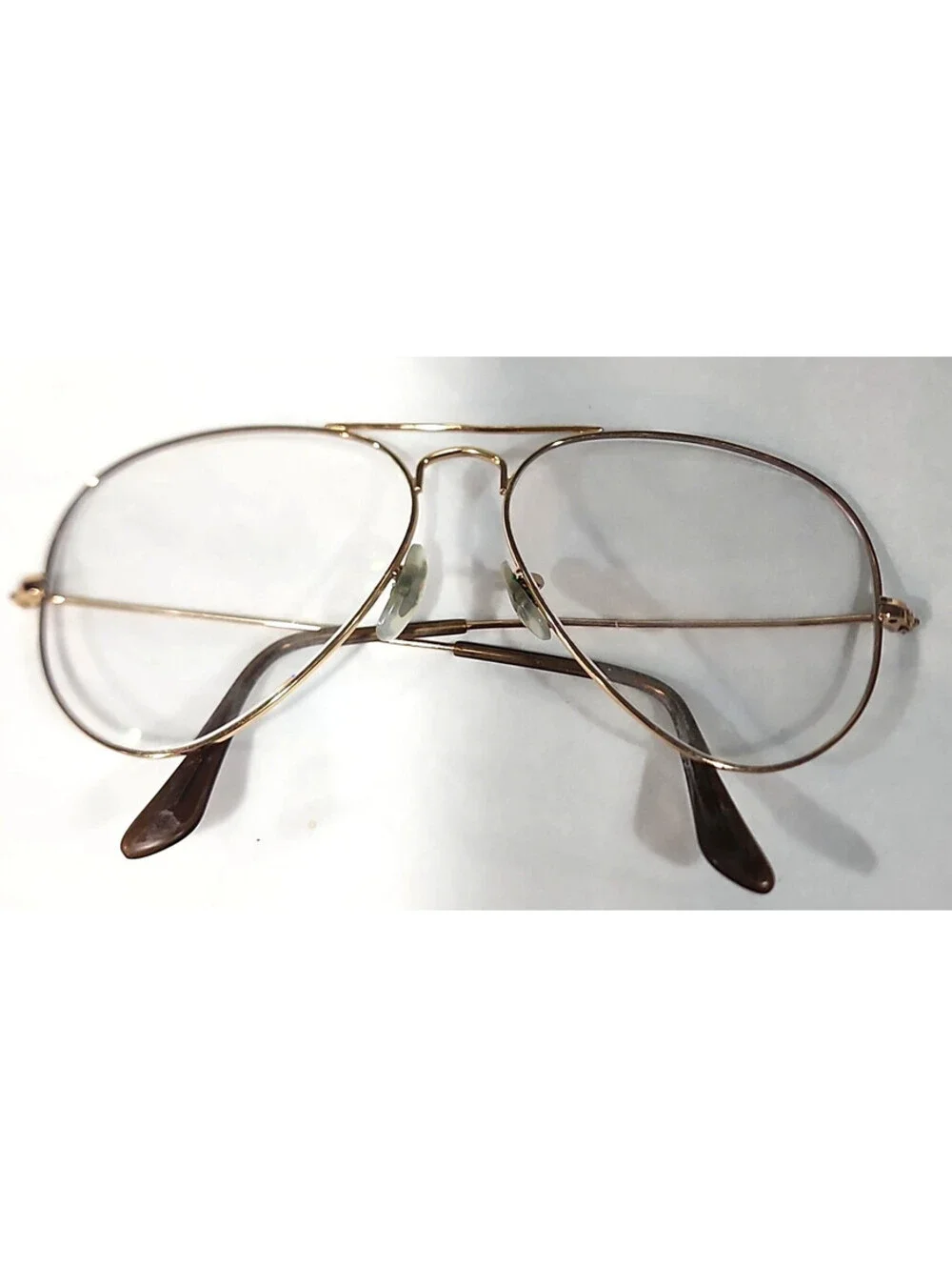 Ray Ban RB3025 No Lenses Aviator Gold Sunglasses Frame 58-14 Italy